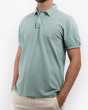 Light Green Short Sleeve Polo 100% Cotton