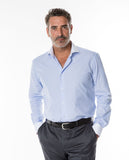 Light Blue Classic Shirt 100% Cotton