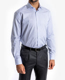 Camisa Clássica 100% Algodão em Azul Escuro