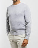 Light Grey Crew Neck Sweater 100% Cotton