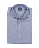 Camisa Casual 100% Algodão em Azul