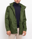 Dark Green Top Coat 100% Poliester