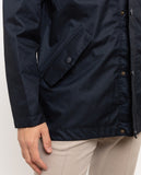 Dark Blue Top Coat 100% Poliester