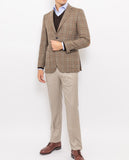 Brown Sports Jacket 100% Wool