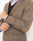 Brown Sports Jacket 100% Wool