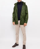 Parka 100% Poliéster em Verde Escuro
