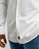 Camisa Casual 100% Algodão em Branco