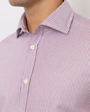 Burgundy Casual Shirt 100% Cotton