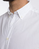 Camisa Casual 100% Algodão em Branco