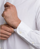 Camisa Casual 100% Algodão em Branco