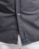 Camisa Casual 100% Algodão em Cinzento Escuro
