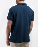 Dark Blue Short Sleeve Polo 100% Cotton