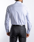 Camisa Clássica 100% Algodão em Azul Escuro