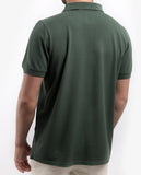 Dark Green Short Sleeve Polo 100% Cotton
