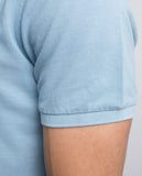 Light Blue Short Sleeve Polo 100% Cotton