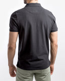 Black Short Sleeve Polo 100% Cotton