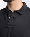 Black Short Sleeve Polo 100% Cotton