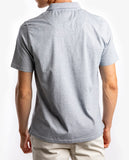 Dark Blue Short Sleeve Jersey Polo 100% Cotton