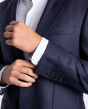 Dark Blue Sports Jacket 100% Flece wool