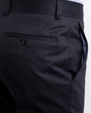 Calças Clássicas Soft Slim 100% Algodão em Azul Escuro