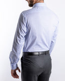 Camisa Clássica 100% Algodão em Azul Claro