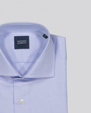 Camisa Clássica 100% Algodão em Azul Claro