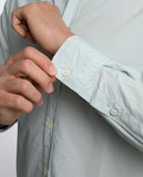 Camisa Casual 100% Algodão em Verde Claro