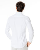 Camisa Casual 100% Algodão em Branco