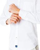 Camisa Casual 100% Algodão em Branco
