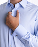 Light Blue Classic Shirt 100% Cotton
