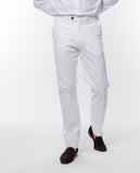 Calças Chinos Regular em Branco