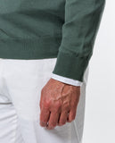 Dry Green V Neck Sweater 100% Cotton
