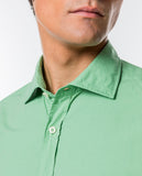 Camisa Casual 100% Algodão em Verde