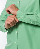 Camisa Casual 100% Algodão em Verde
