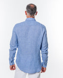 Camisa Casual 100% Linho em Branco