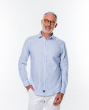 Camisa Casual 100% Algodão em Branco