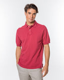 Red Short Sleeve Polo 100% Cotton