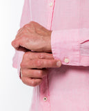 Light Pink Casual Shirt 100% Linen