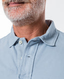 Light Blue Short Sleeve Polo 100% Cotton