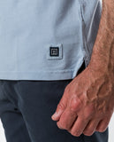 Light Blue Short Sleeve Polo 100% Cotton