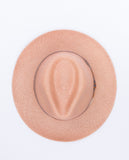 Light Brown Panama Hat 100% Paper