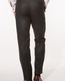Grey Classic Trousers Regular 100% Wool