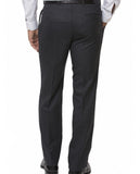 Dark Grey Classic Trousers Regular 100% Wool