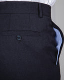 Calças Clássicas Soft Slim 100% Algodão em Azul Escuro