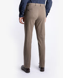 Dark Brown Regular Chino Trousers