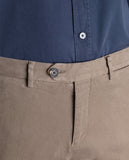Dark Brown Regular Chino Trousers