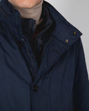 Dark Blue Jacket 100% Poliester