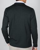 Dark Green Cardigan 100% Merino Wool