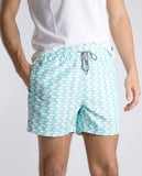 Green Swim Shorts 100% Poliester
