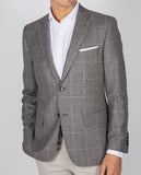 Grey Sports Jacket 100% Wool